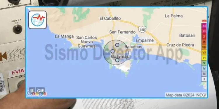 Sin reporte de daños tras sismo de 4.4 grados en Guaymas, Sonora: Protección civil