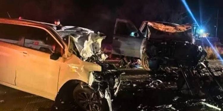Accidente carretero deja cinco muertos y un lesionado en Santa Ana