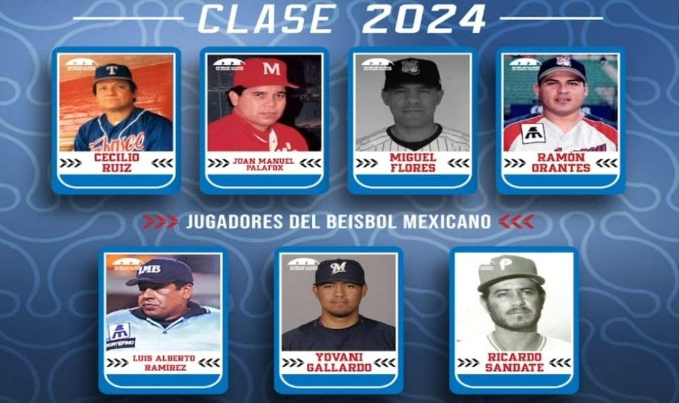 Siete nuevos inmortales del beisbol mexicano