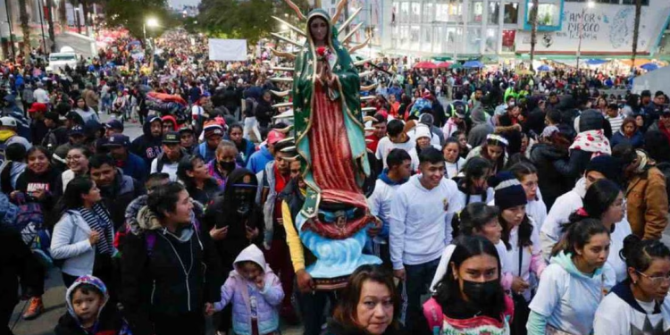 Acuden más de 6 millones de peregrinos a la Basílica de Guadalupe