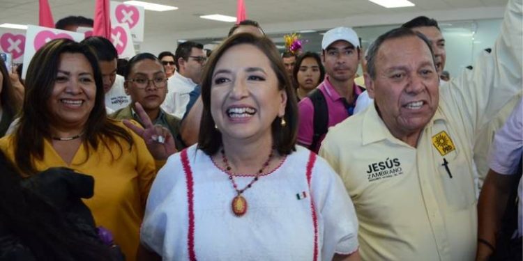 Xóchitl Gálvez promete cambiar política de abrazos y no balazos