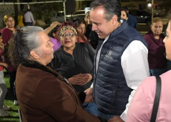 Constata Toño Astiazarán avance en rehabilitación de unidad deportiva en colonia Dunas