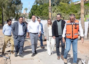 Supervisa Antonio Astiazarán avance de remodelación en Parque Madero