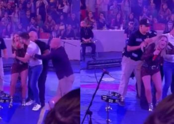 María José sufre agresión por un fanático durante concierto