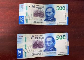 Por pagar con billetes falsos, arrestan a un hombre al norte de Hermosillo
