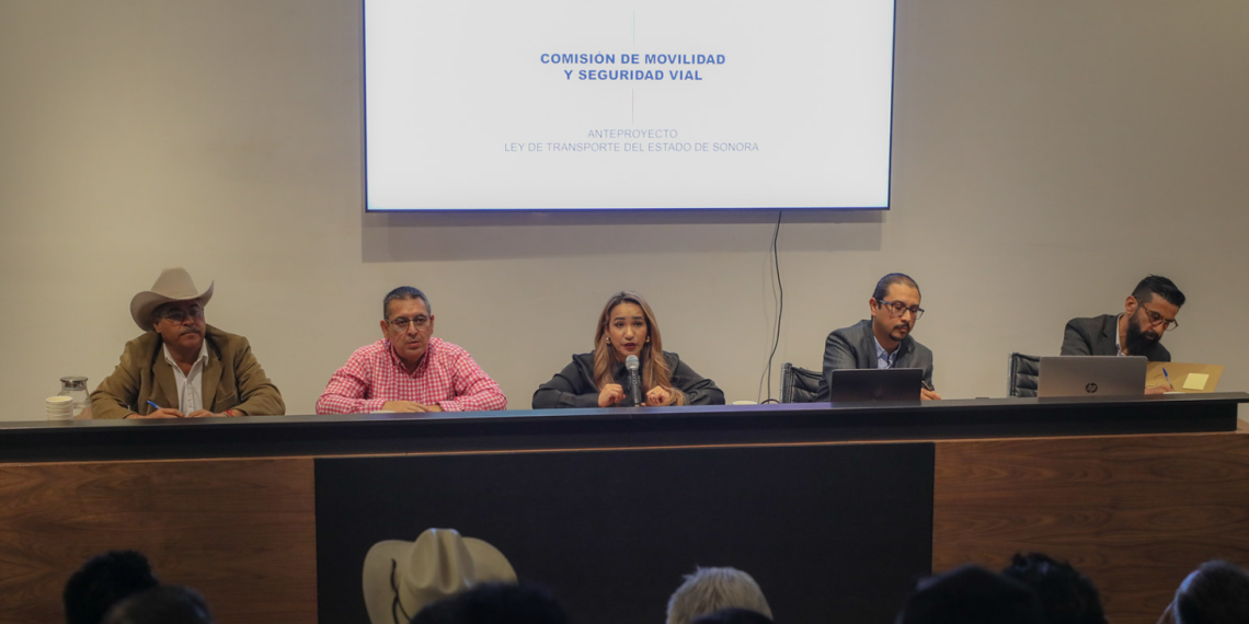 Analizan transporte de carga en tercera mesa temática de movilidad del Congreso de Sonora