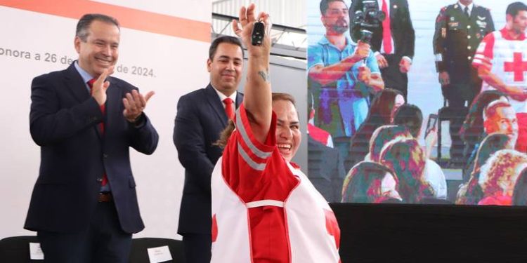 Sonora se suma a colecta nacional de Cruz Roja; entregan nuevas ambulancias