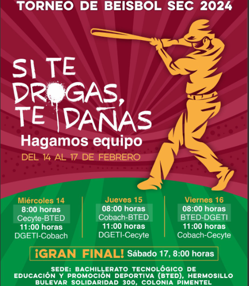 Llama SEC Sonora a hacer equipo para prevenir adicciones a través del deporte