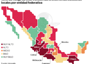 Sonora entre los 15 estados en riesgo de que crimen intervenga en elección.