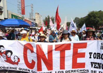  “Es una burla”, dice la CNTE sobre el incremento salarial del 10% a profesores anunciado por AMLO