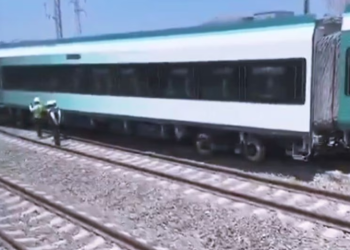 Reportan descarrilamiento de vagón del Tren Maya en Tixkokob, Yucatán