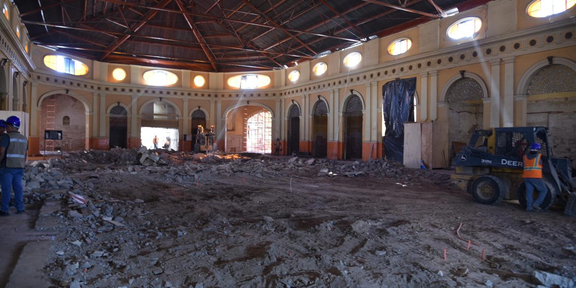 Supervisa Cecop avance de rehabilitación integral del Mercado Municipal No.1 en Hermosillo