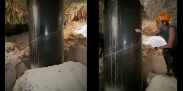 Tren Maya: Exhiben derrame de cemento en cuevas de Quintana Roo por construcción del tramo 5