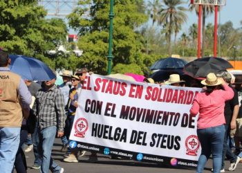 Steus y Staus salen a las calles, buscan logros sindicales
