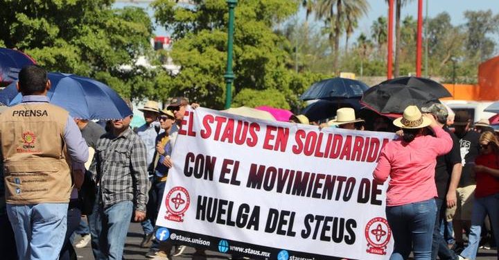 Steus y Staus salen a las calles, buscan logros sindicales