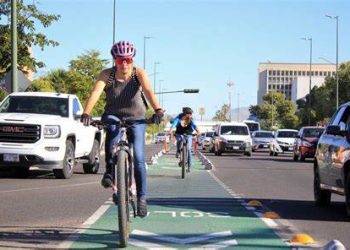 Buscan mejorar ciclovías en calles aledañas a la Unison 