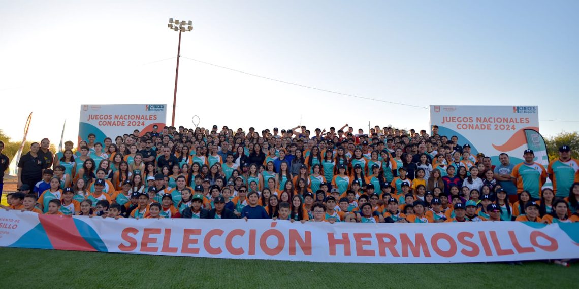 Abandera Toño Astiazarán a hermosillenses rumbo a etapa estatal de Juegos Nacionales CONADE 2024
