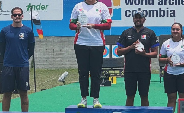 Regresa Alejandra Valencia con tres platas del Panamericano de Tiro con Arco