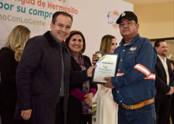 Reconoce Toño Astiazarán a personal de Agua de Hermosillo