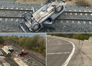 Se desbarrancan dos vehículos en Magdalena; hay varias personas lesionadas