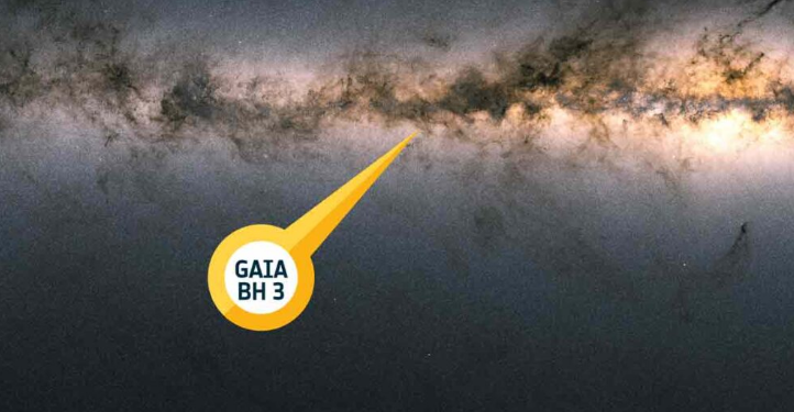 Descubren un agujero negro, 33 veces más grande que la masa del Sol