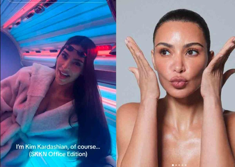 Médicos alertan por video viral de Kim Kardashian que promueve el uso de las camas solares