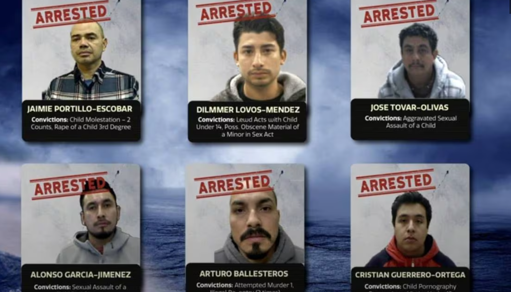 Autoridades de EU arrestan a más de 100 inmigrantes ilegales con cargos de abuso sexual infantil en 25 ciudades