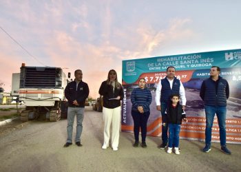 Lleva Toño Astiazarán más pavimentación al norte de Hermosillo