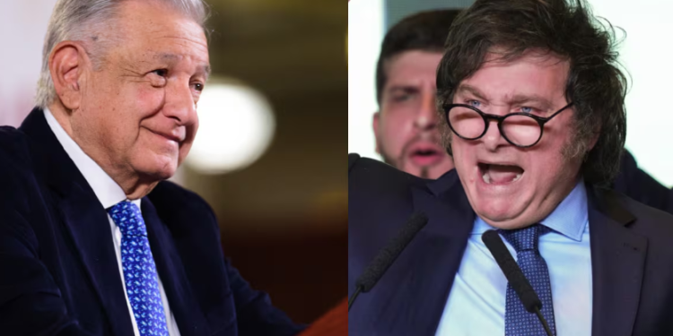 Javier Milei tacha a AMLO de “ignorante” y asegura que sus críticas lo ‘enaltecen’