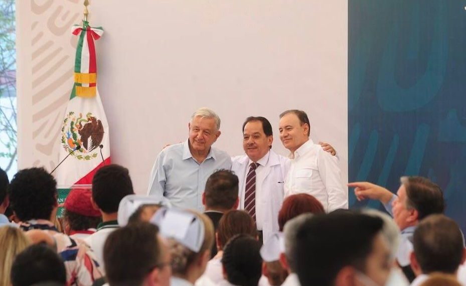 Supervisan Gobernador y Presidente sistema de salud en Sonora