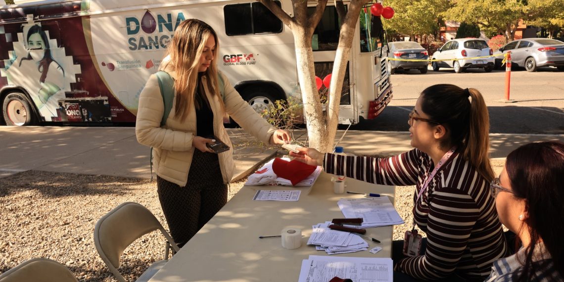 Inicia en la Unison Jornada de Donación Voluntaria de Sangre