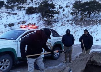 Cuarta tormenta invernal dejó afectaciones en carreteras y poblados de Sonora