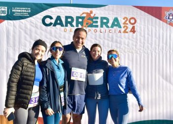 Participa Toño Astiazarán en la tradicional Carrera del Policía 2024