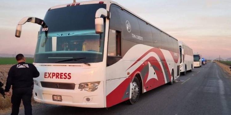 Aseguran autoridades en Sonora tres camiones con más de 400 guatemaltecos