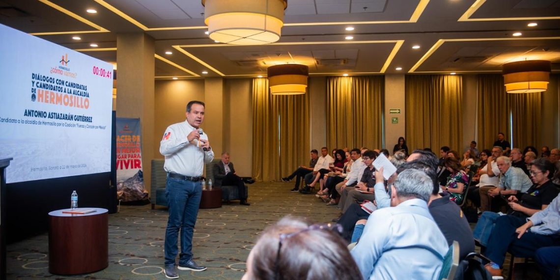 Se llevaron a cabo los Diálogos con candidatas y candidatos a la Alcaldía de Hermosillo 2024 y la Red Hermosillo ¿Cómo Vamos?.