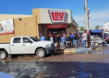 Saquean caja fuerte de súper en la colonia Balderrama