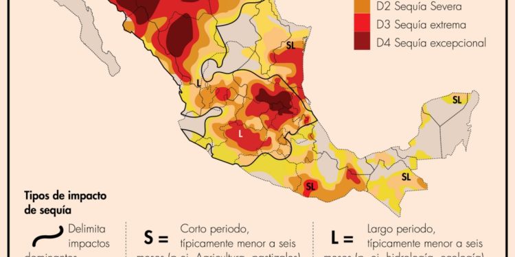 Cuatro presas en el país, con 0% de almacenamiento: Conagua