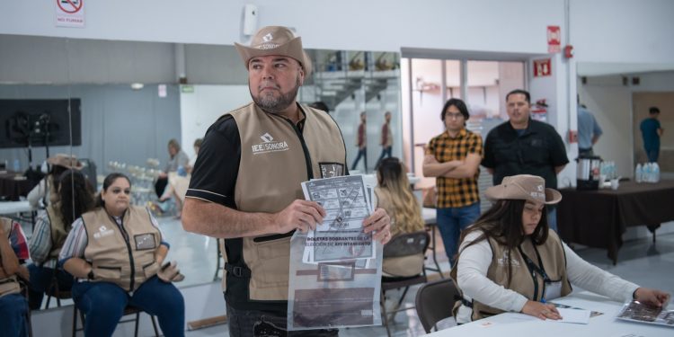 Realiza IEE Sonora Simulacro de Cómputo en los consejos municipales y distritales