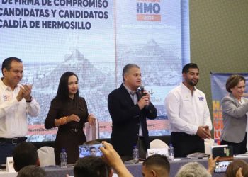 Candidatos a la alcaldía firman compromiso de Agenda 2024 con 'Hermosillo, ¿cómo vamos?'