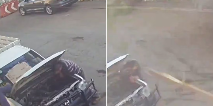 ¡De milagro! Hombres se salvan tras caída de dovela de concreto en obras de Tren Interurbano