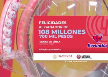 ¡Ganador sonorense se lleva $108,966,282.28 en Melate Revancha! 