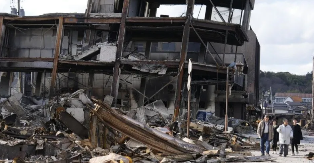 Terremoto en Japón: 92 muertos y 242 desaparecidos hasta el 5 de enero