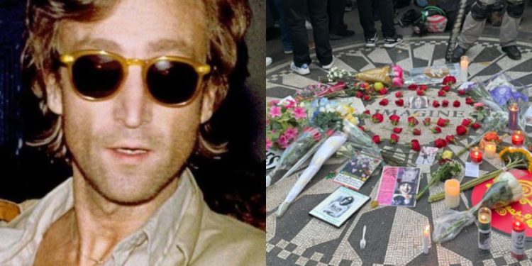 Muerte de John Lennon: Entre flores, manzanas y música fans lo recuerdan a 43 años de su asesinato