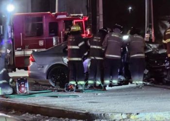 Accidente automovilístico deja a un joven de 20 años sin vida y a otro herido en Hermosillo