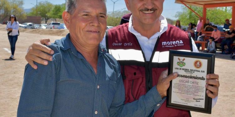 Se compromete Oscar Ortiz a gestionará recursos para promover el deporte.