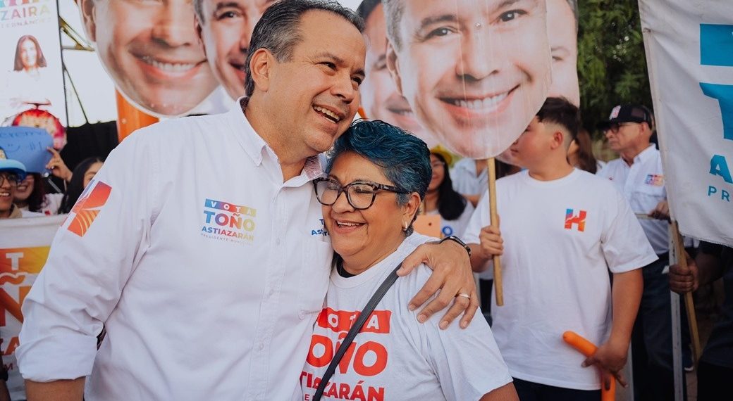 En equipo con la gente seguirán los cambios para transformar a Hermosillo: Toño Astiazarán.