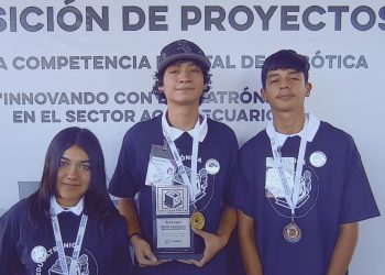 Reconoce SEC a ganadores de la tercera competencia estatal de robótica “Innovando con Educatrónica en el Sector Agropecuario”.