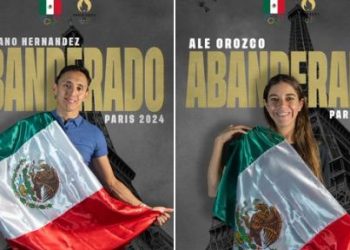 La clavadista Ale Orozco y el pentatleta Emiliano Hernández serán los abanderados de México en los Juegos Olímpicos de París 2024.