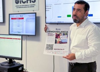 Instala Salud Sonora la primera Unidad de Inteligencia y Control de Hemovigilancia en México.