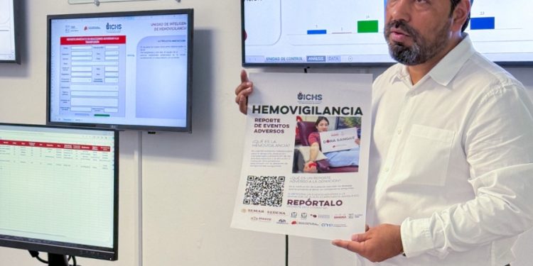Instala Salud Sonora la primera Unidad de Inteligencia y Control de Hemovigilancia en México.